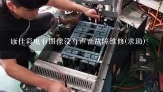 康佳彩电有图像没有声音故障维修(求助)？