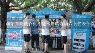 海尔自动洗衣机不进水蜂鸣器响六下代表什么故障？