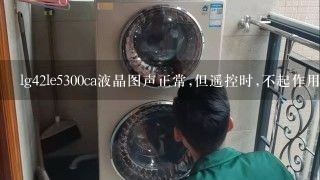 lg42le5300ca液晶图声正常,但遥控时,不起作用？