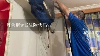 丹佛斯w12故障代码？