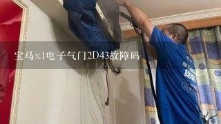 宝马x1电子气门2D43故障码