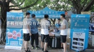 手机打电话没有声音怎么回事