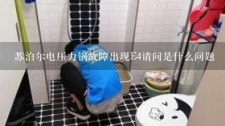 苏泊尔电压力锅故障出现E4请问是什么问题