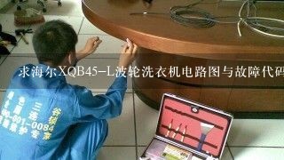 求海尔XQB45-L波轮洗衣机电路图与故障代码