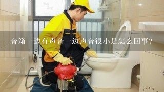 音箱一边有声音一边声音很小是怎么回事？