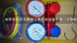 如果你的开关跳闸了那么你应该检查一下你家是240V还是120V电压