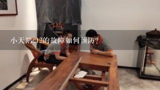 小天鹅e12的故障如何预防?